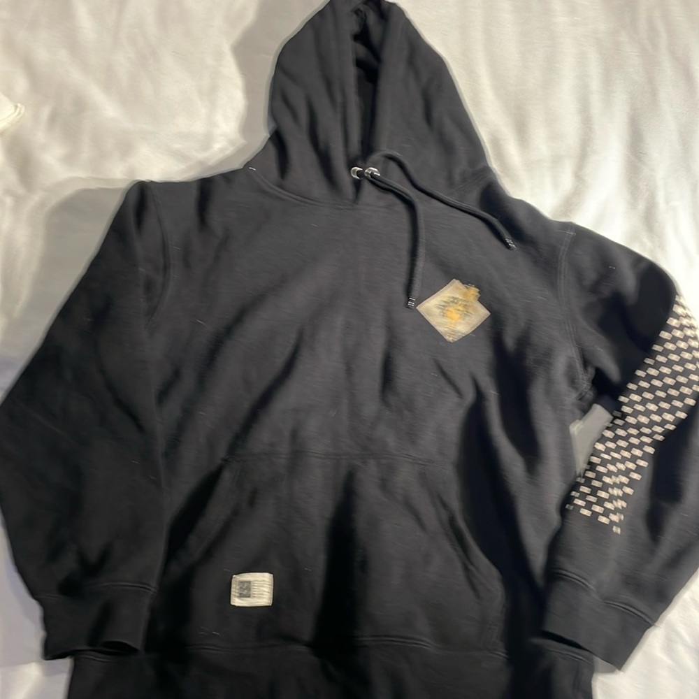 LIRA Men’s Black Graphic Hoodie Size Medium